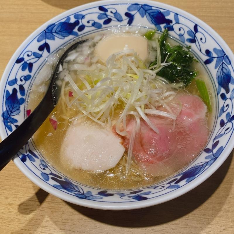 貝出汁らぁ麺 塩(貝出汁らぁ麺海美風 浅草店)