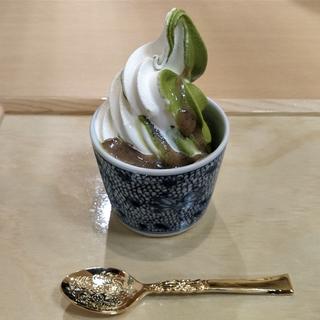 mochiたれソフトクリーム　くるみ(もちやカフェ)