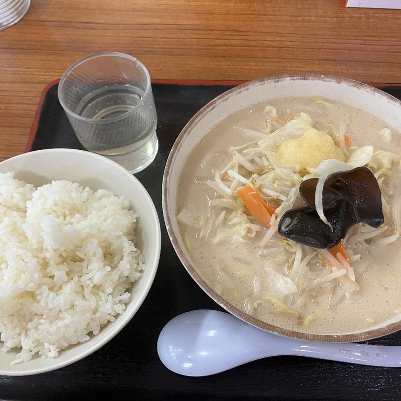 野菜タンメン+ライス(ゆにろーず 日立十王店 )