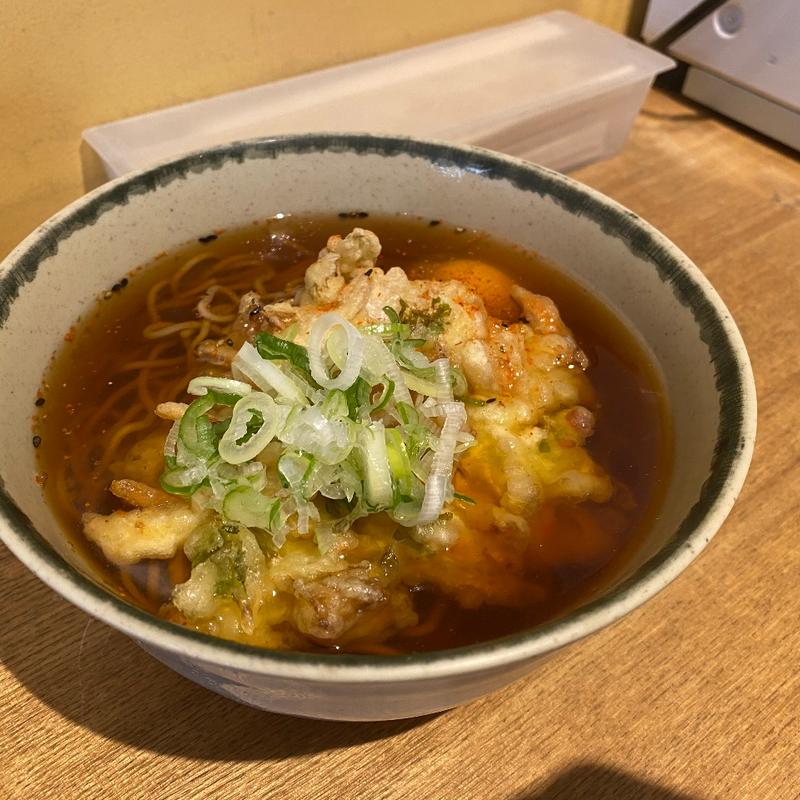 天玉そば(おぎのや軽井沢駅売店 しなのそば売店)