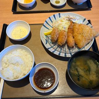牡蠣フライミックス定食(やよい軒 甲府昭和店 )