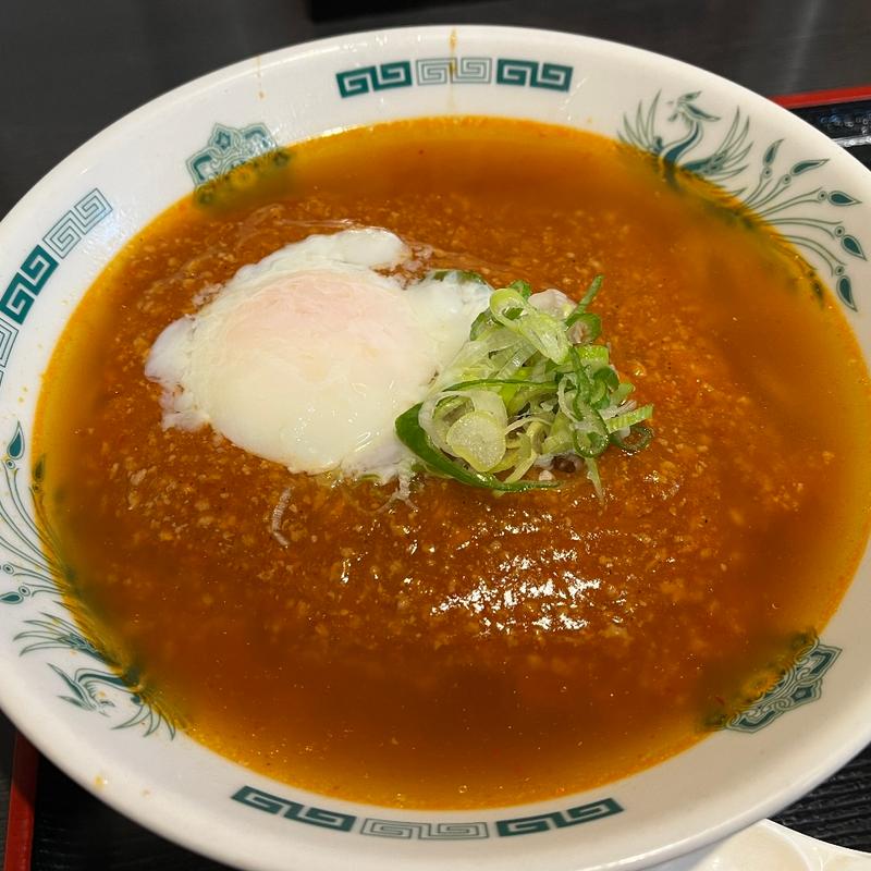 温玉旨辛ラーメン(日高屋 桶川駅店)