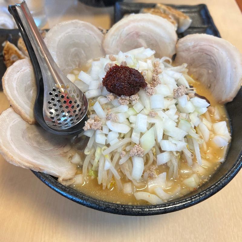 辛味噌チャーシュー　タマネギトッピング(らーめん 味噌や )