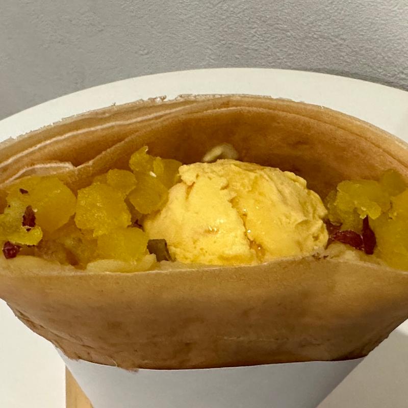 さつまいものやつ（芋ソフトトッピング）(ヨネカワクレープ)