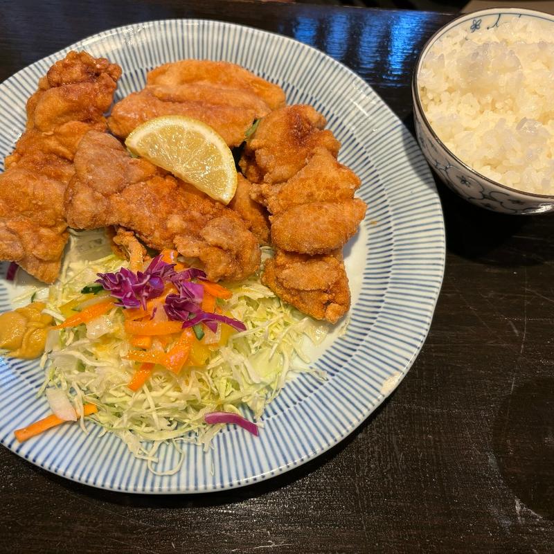 都鳥名物 唐揚ライス（ニンニク不使用）(京橋　都鳥)