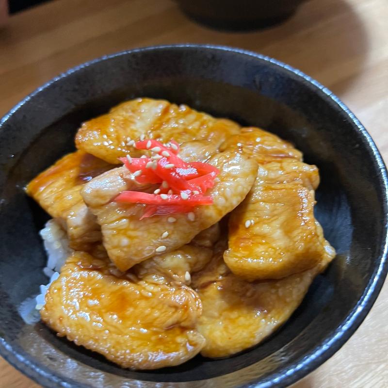 豚丼　ミニ(らーめん玄)