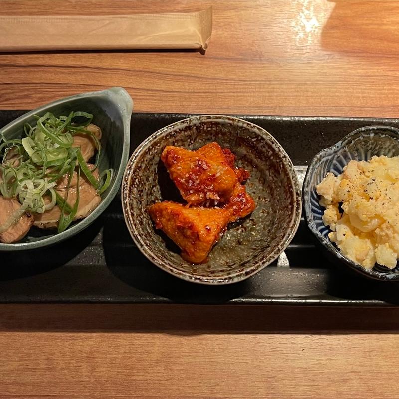 おまかせ当てて盛り三種(やきとり 正や 福島店 )