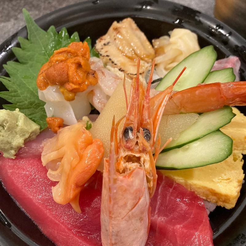 特上海鮮丼(すしざんまい 天神店)