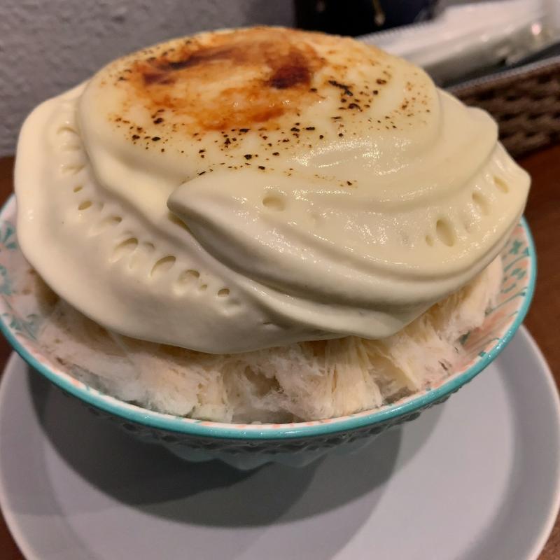 さつまいもブリュレ(フレンチかき氷専門店「グラスラパン」)