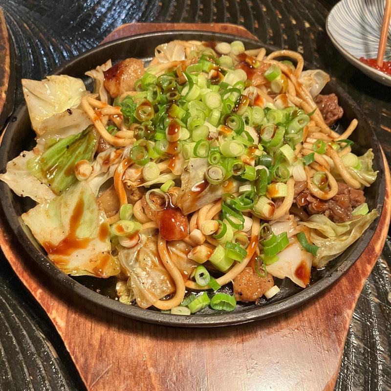 太麺焼きそば(てこいち十年屋 三宮店)