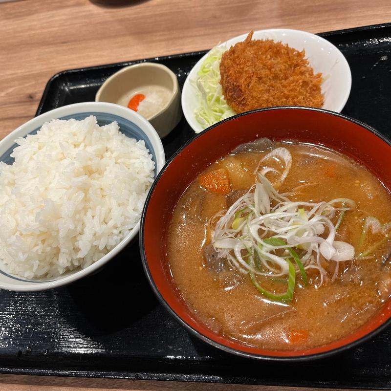 とん汁定食(野郎めし桶川店)