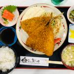 アジフライ定食(寿司と魚料理魚々や )