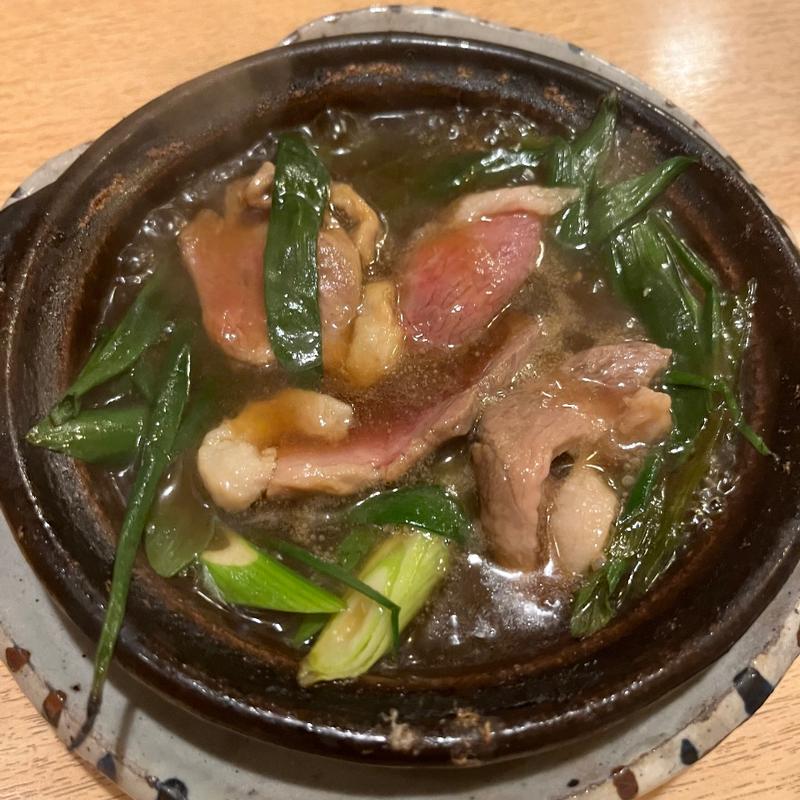 鴨と九条ねぎの小鍋(なな治 （ななはる）)