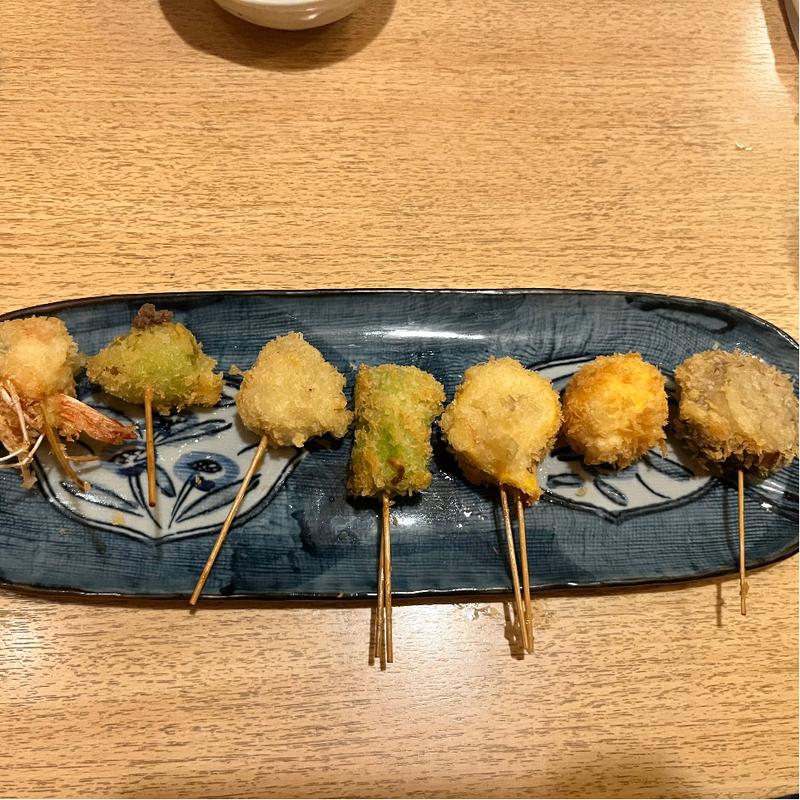 おまかせ串揚げ7串(なな治 （ななはる）)