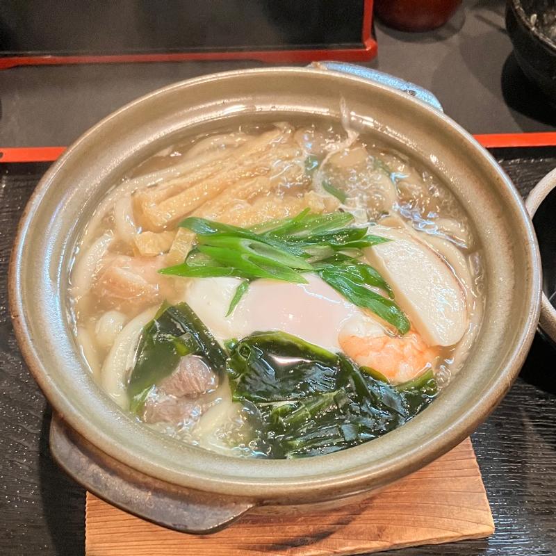 なべ焼きうどん(手打ちうどん ときわ)