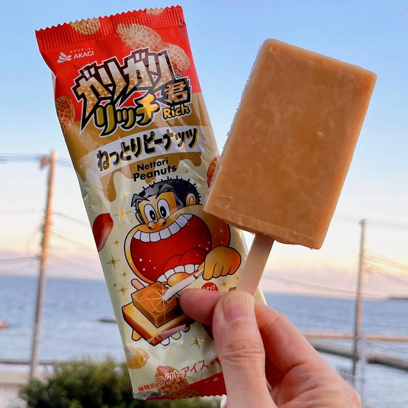 ガリガリ君リッチねっとりピーナッツ（棒）(赤城乳業㈱ 深谷工場)