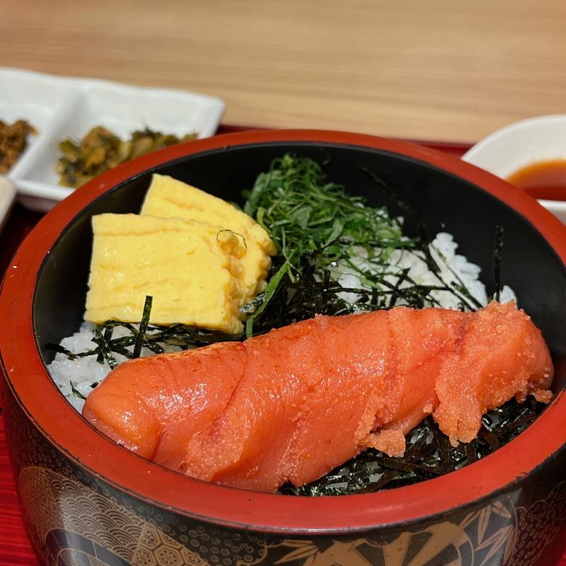 明太丼(博多かねふく ふく竹 東京駅店)