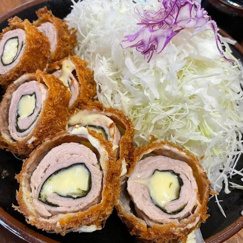 チーズ巻き定食(かつ吉)