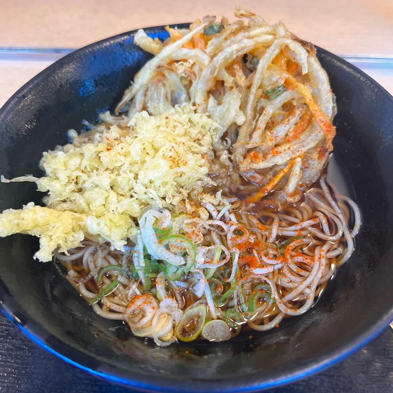 かき揚げそば(ゆで太郎 豊洲店 )