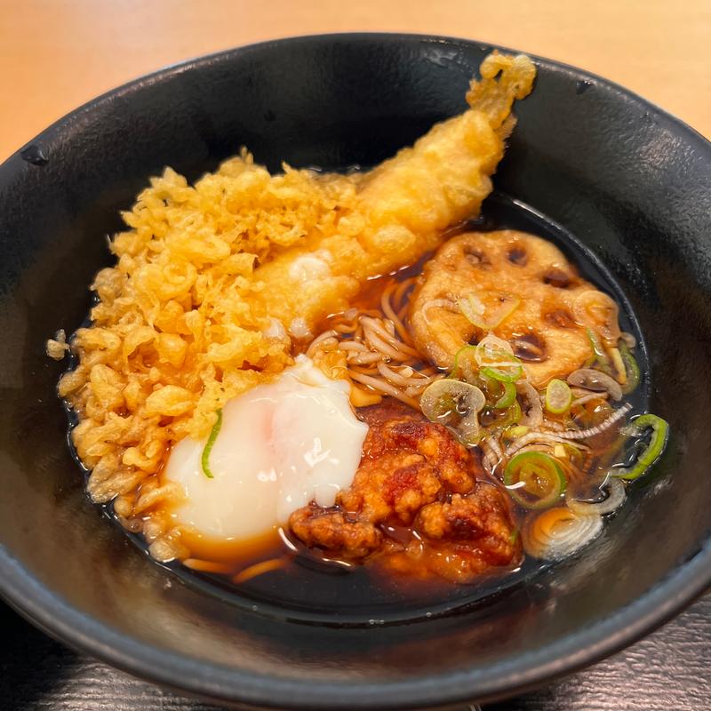 鳥づくしそば(ゆで太郎 豊洲店 )