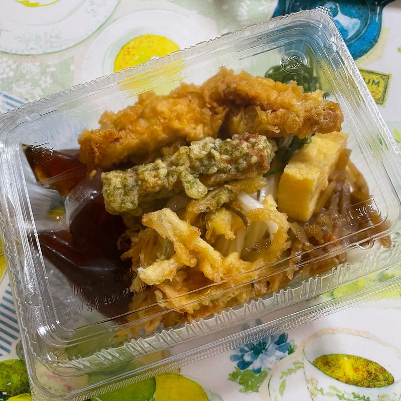 かしわ天うどん弁当(丸亀製麺 広島宇品店 )