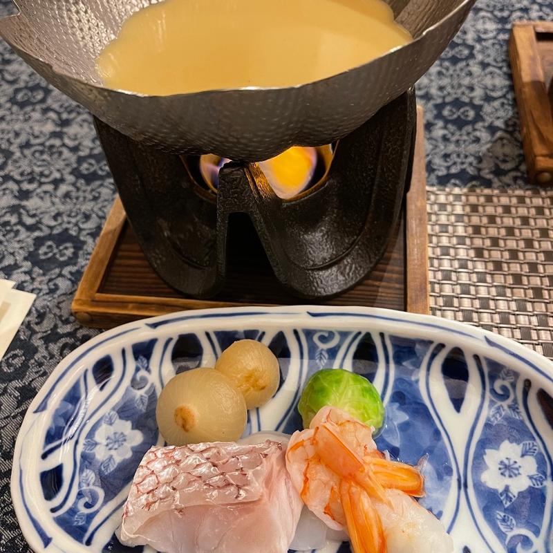 雲丹風味(秋色海鮮フォンデュ)(ホテル鴎風亭 （おうふうてい）)