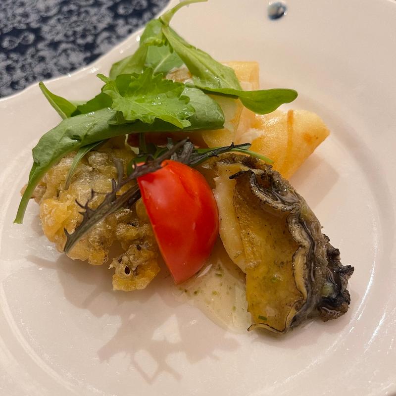 蒸し鮑焼き(ホテル鴎風亭 （おうふうてい）)