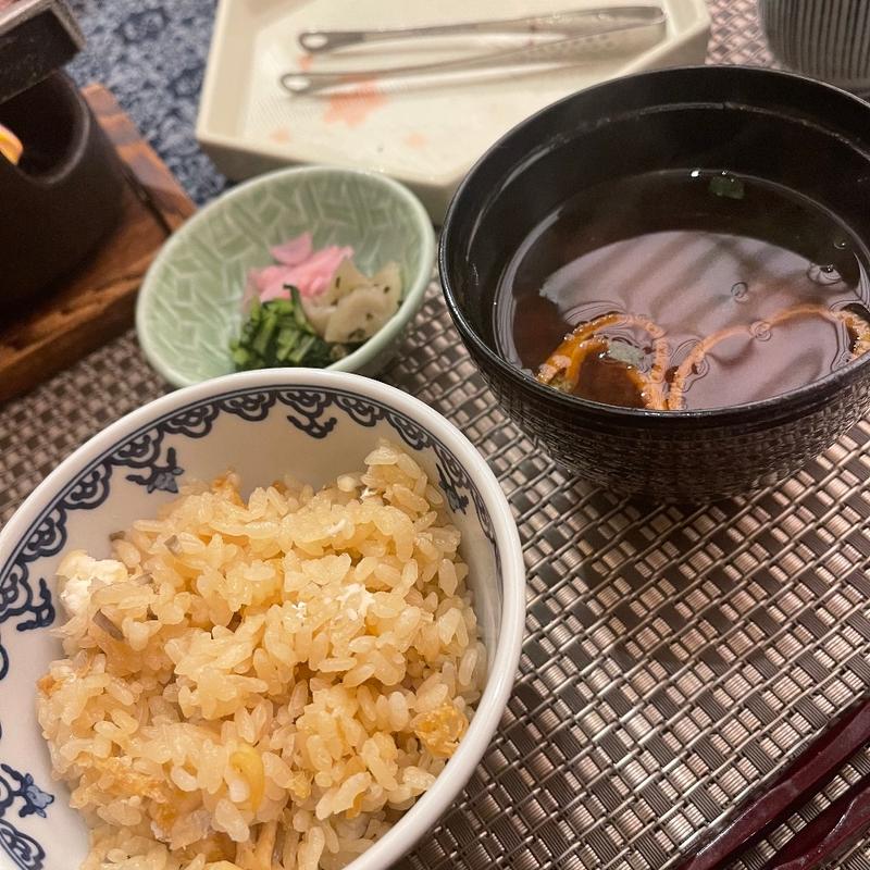 鯛の炊き込みご飯(ホテル鴎風亭 （おうふうてい）)