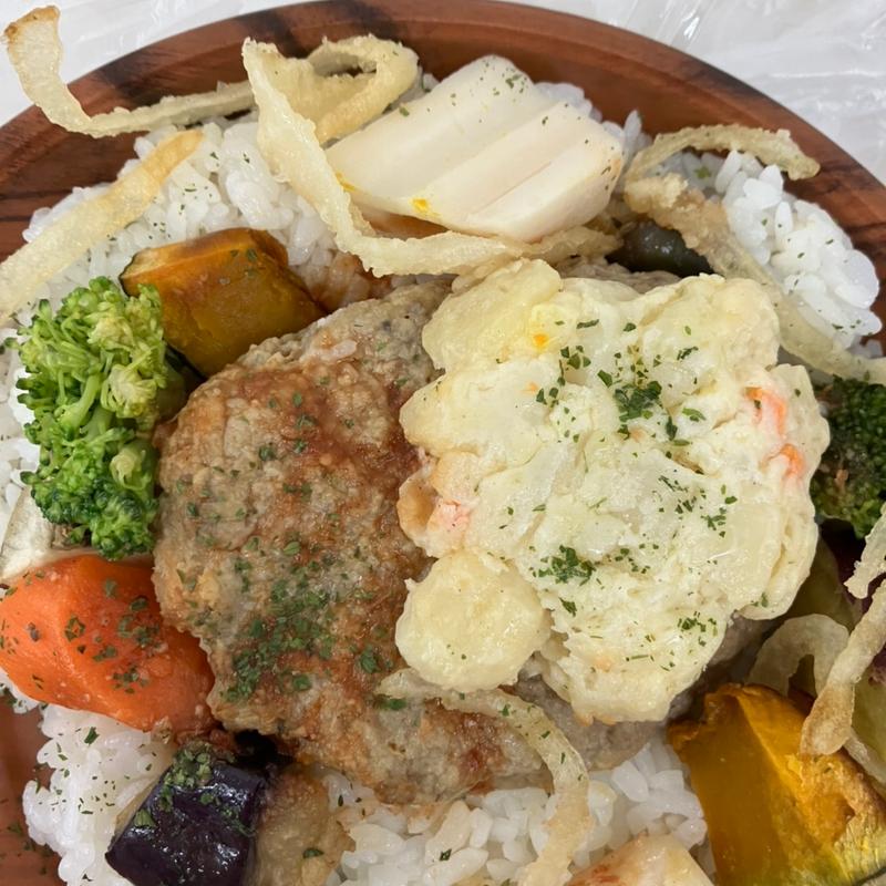 ハンバーグ弁当(農家の息子 おこめ)