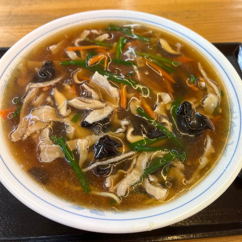 肉そば(大盛り)(食堂 よし尾)