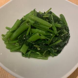 青菜の炒めニンニク風味(鼎泰豐 横浜ランドマークプラザ店)