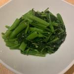青菜の炒めニンニク風味