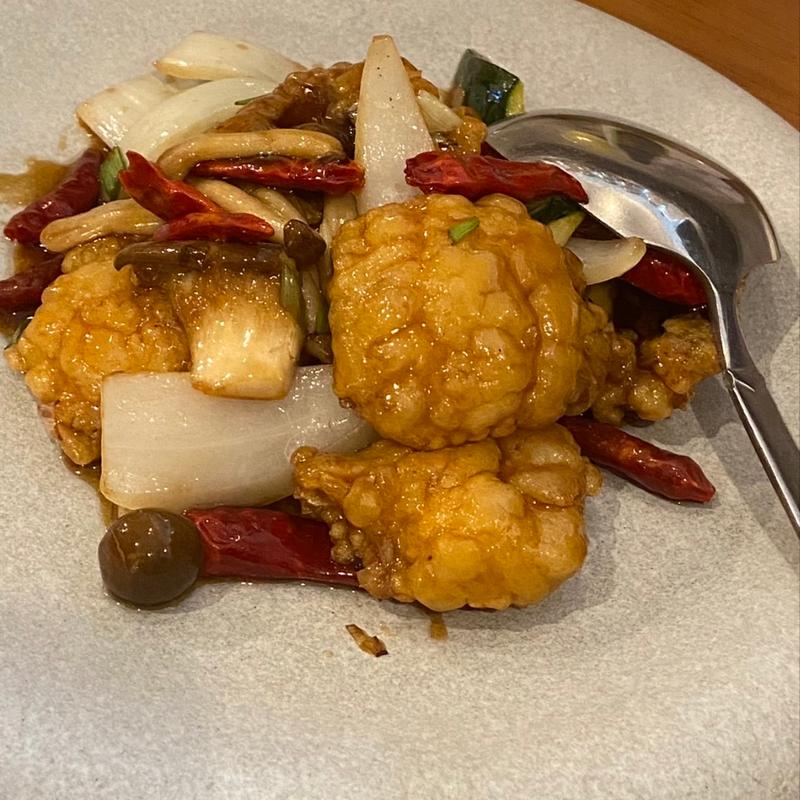 鱧の甘辛揚げ(中華Dining 昌華)