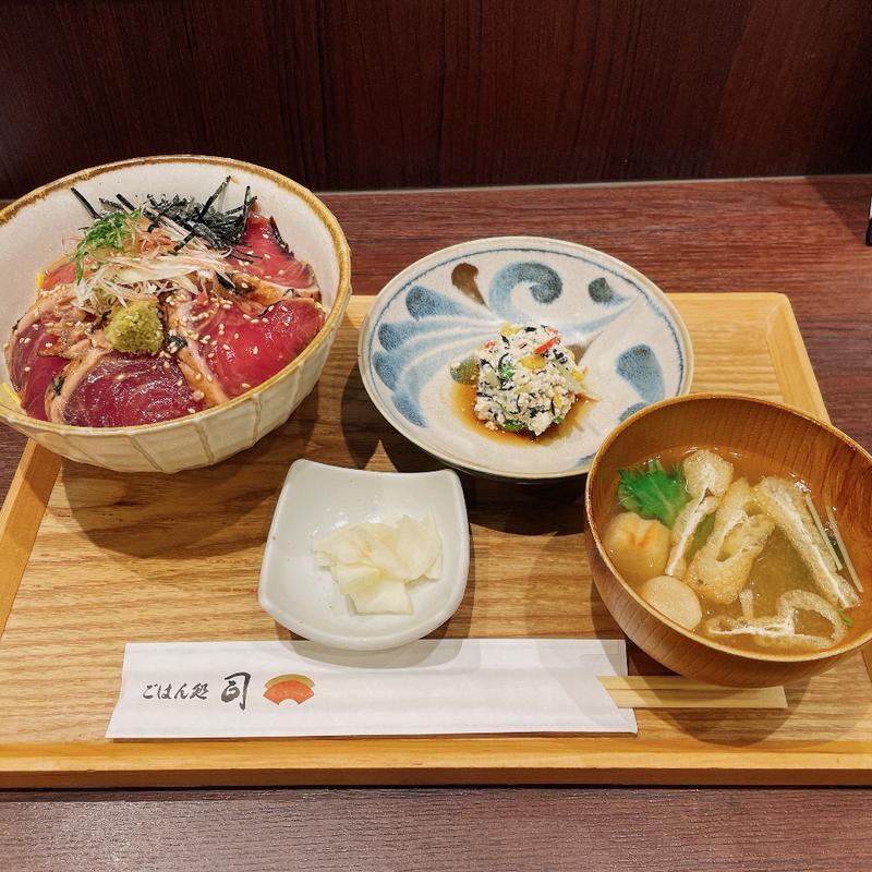 漁師風かつお丼(ごはん処 司)