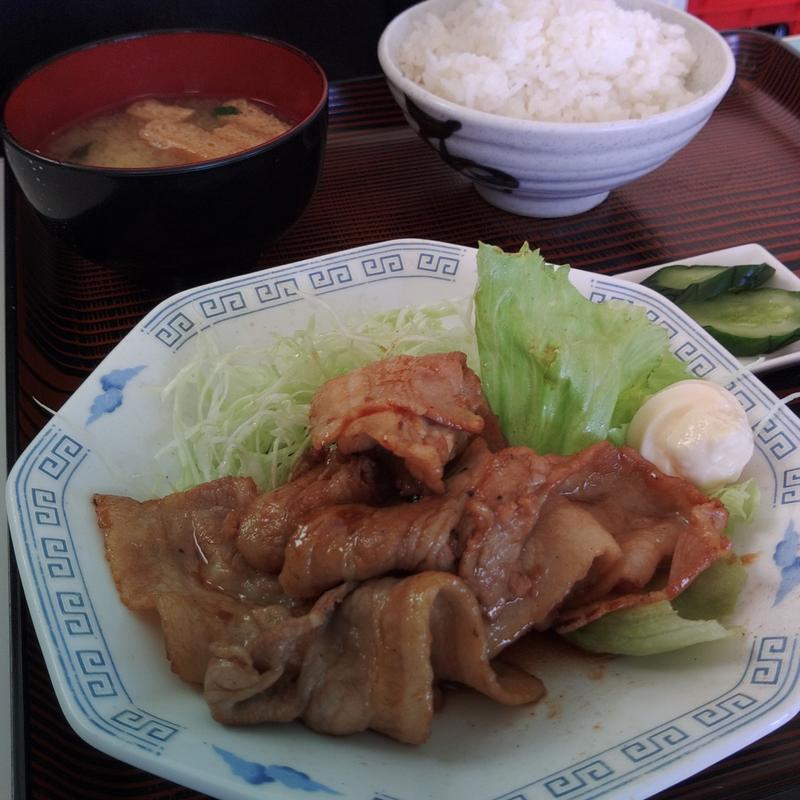 焼きバラ定食(なかはらドライブイン )