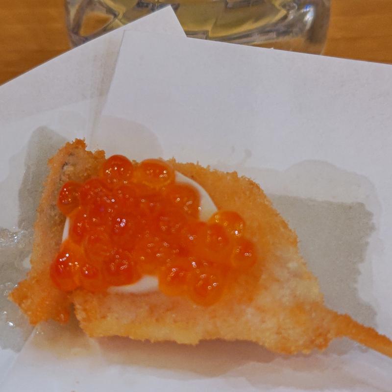 いくらサーモン(串揚げとワイン はち2nd)