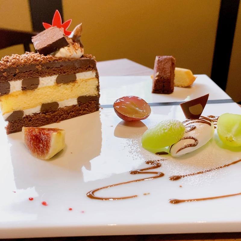 ケーキセット(古民家Café パティスリー楓)
