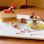 ケーキセット(古民家Café パティスリー楓)