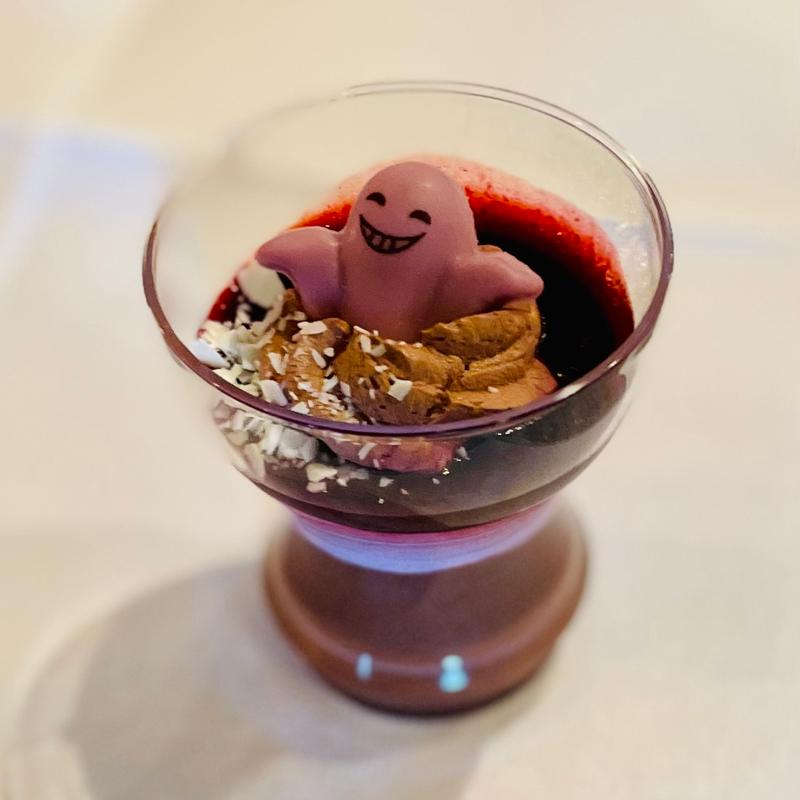 カシス＆チョコムース(カフェ・ポルトフィーノ)