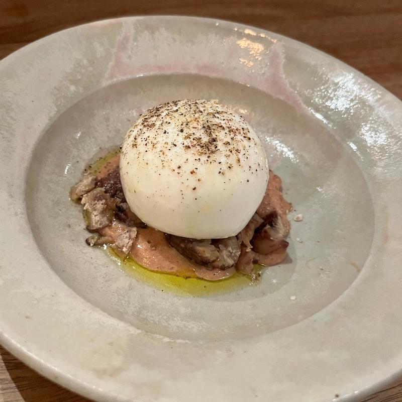 ブラッラータと栗(Ryuen)