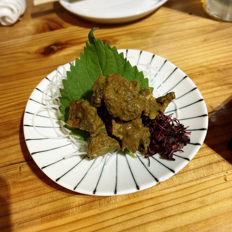 まぐろの血合い肉の煮付け(魚の店 オカモ倶楽部)