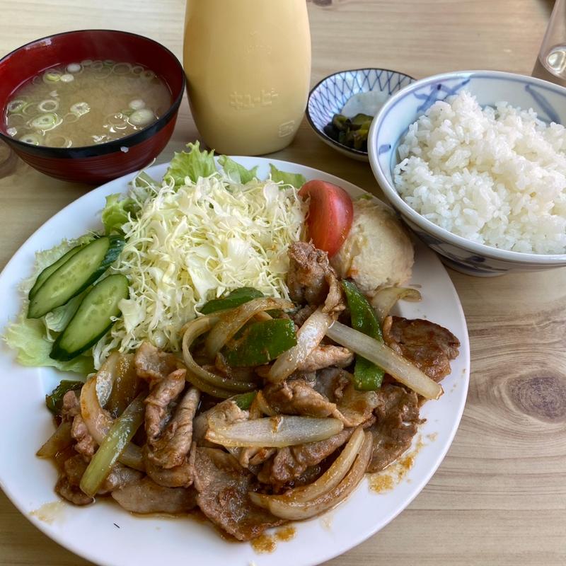 生姜焼き定食(一江庵 )