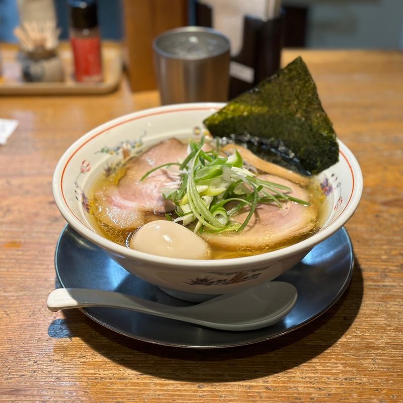 白醤油一楽のせ(中華そば一楽)