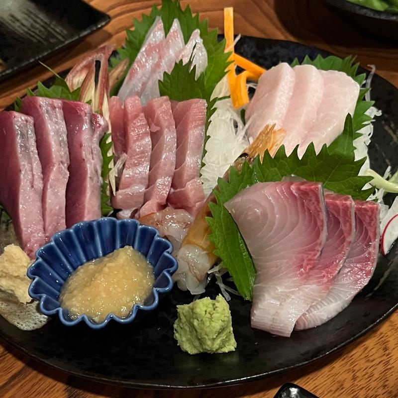 刺身五品盛り(居酒屋いそや )