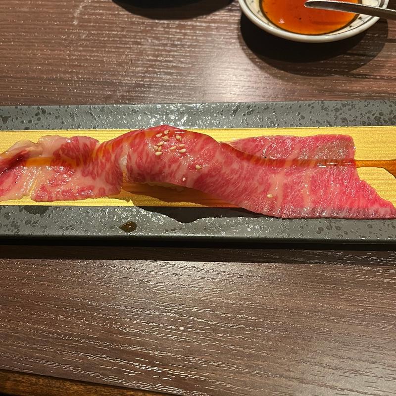 わしのkコース肉寿司(焼肉 わしの 新宿本店)