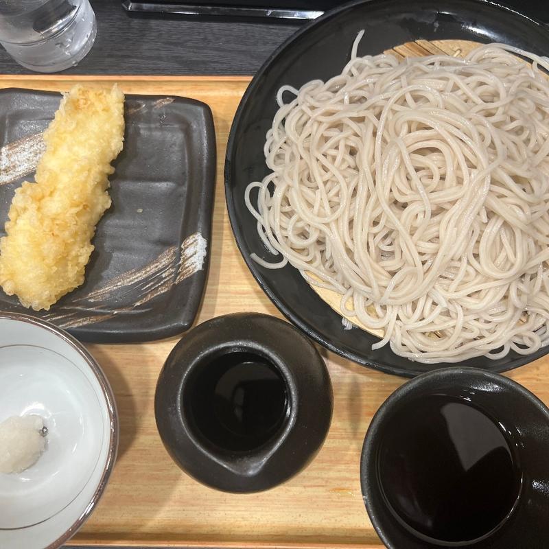 2枚もり イカ天付き(小諸そば 新宿南口店)