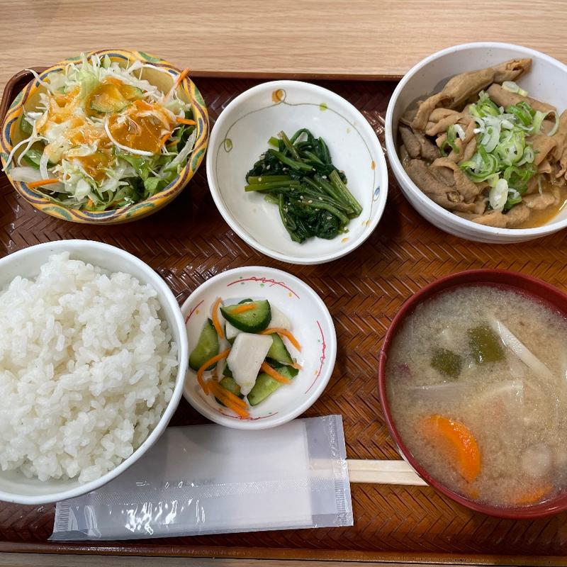 もつ煮定食(道の駅 にのみや )