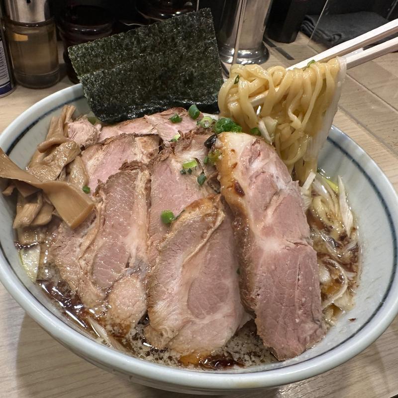 醤油葱ちゃーしゅうめん(はな火屋)
