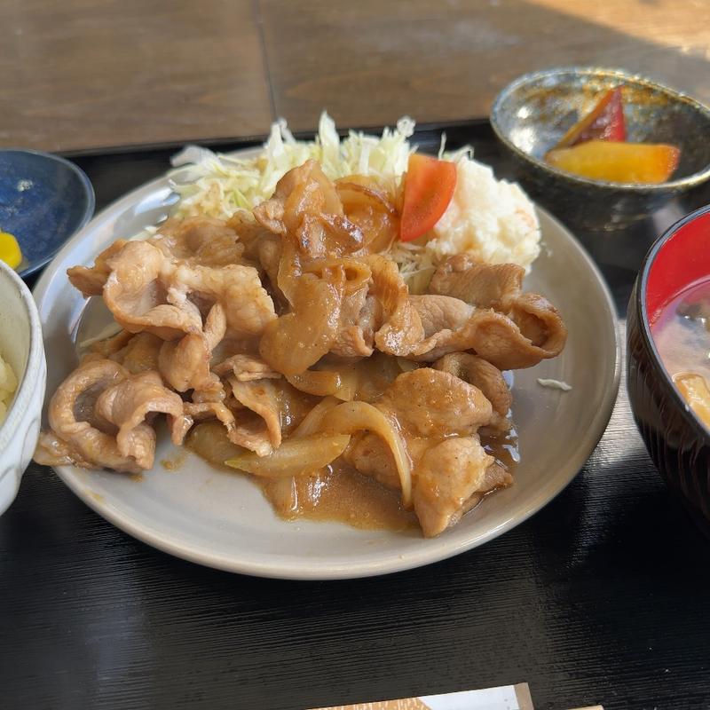しょうがやき定食(食堂 ゆっち)