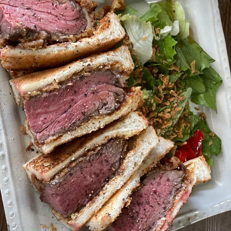 牛カツサンド(ハマユイ （HAMAYUI）)